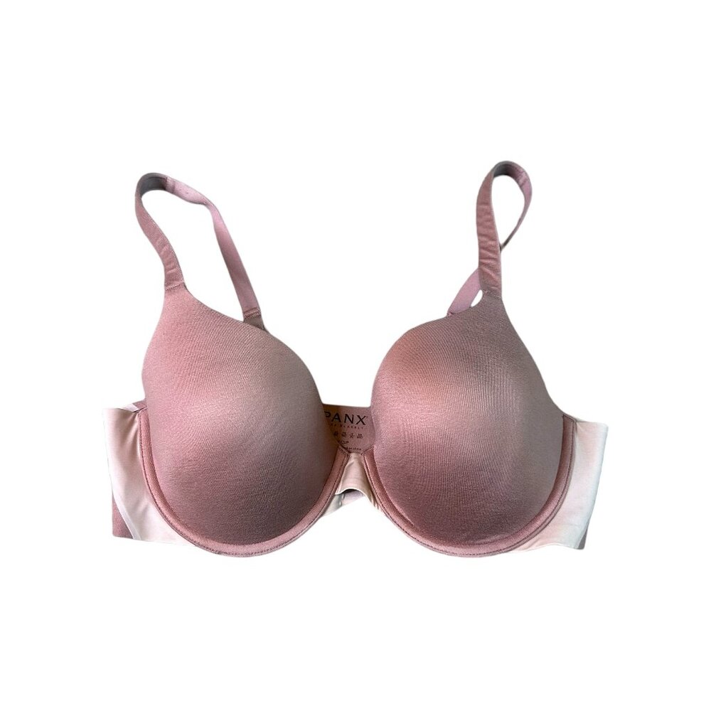 Spanx Pillow Cup Bra Full Coverage Push-Up Soft Comfy Two Tone Size 36C Women's